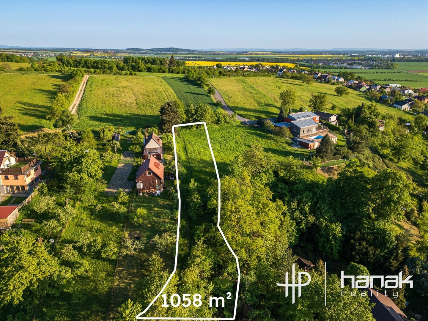 Pozemky pro bydlení, 1 058 m²