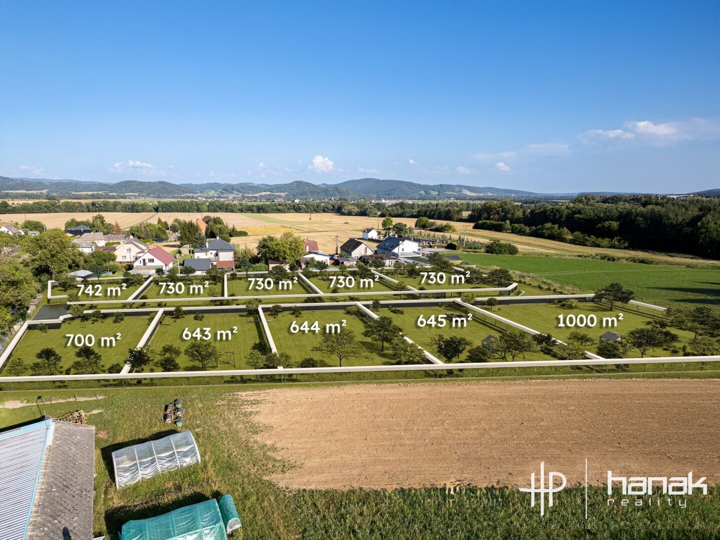 Pozemky pro bydlení, 730 m²