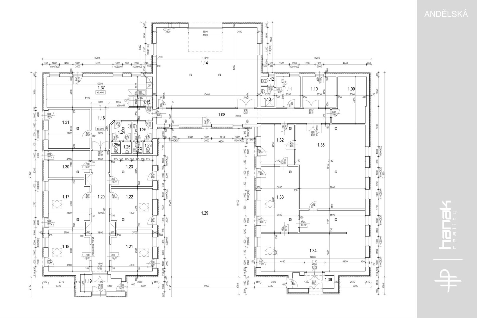 Kanceláře 533 m²